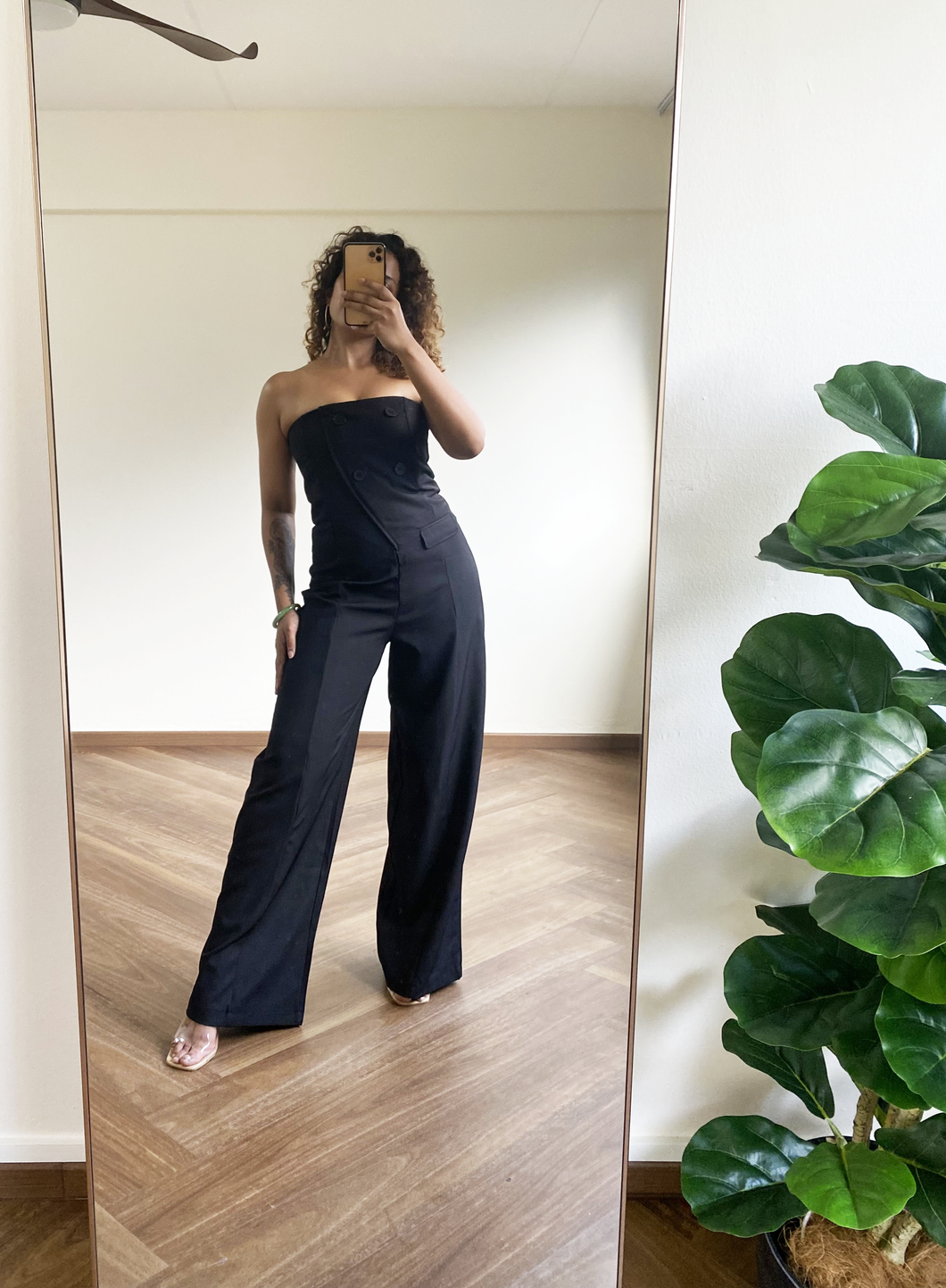 Wide-Legged Maxi Jumpsuit