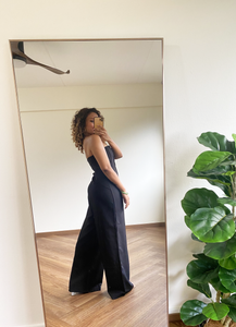 Wide-Legged Maxi Jumpsuit