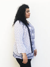 Parsley Lace Panelled Tunic Blouse