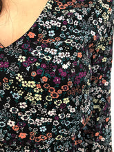 Choker Floral Waist-Tie Dress