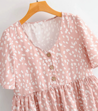 Printed Babydoll Dress