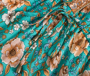 Floral Bohemian Midi Dress