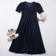 Basic Pleated-Top Midi Dress