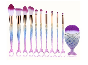 11pc Make-up Brushes Set (Set B)