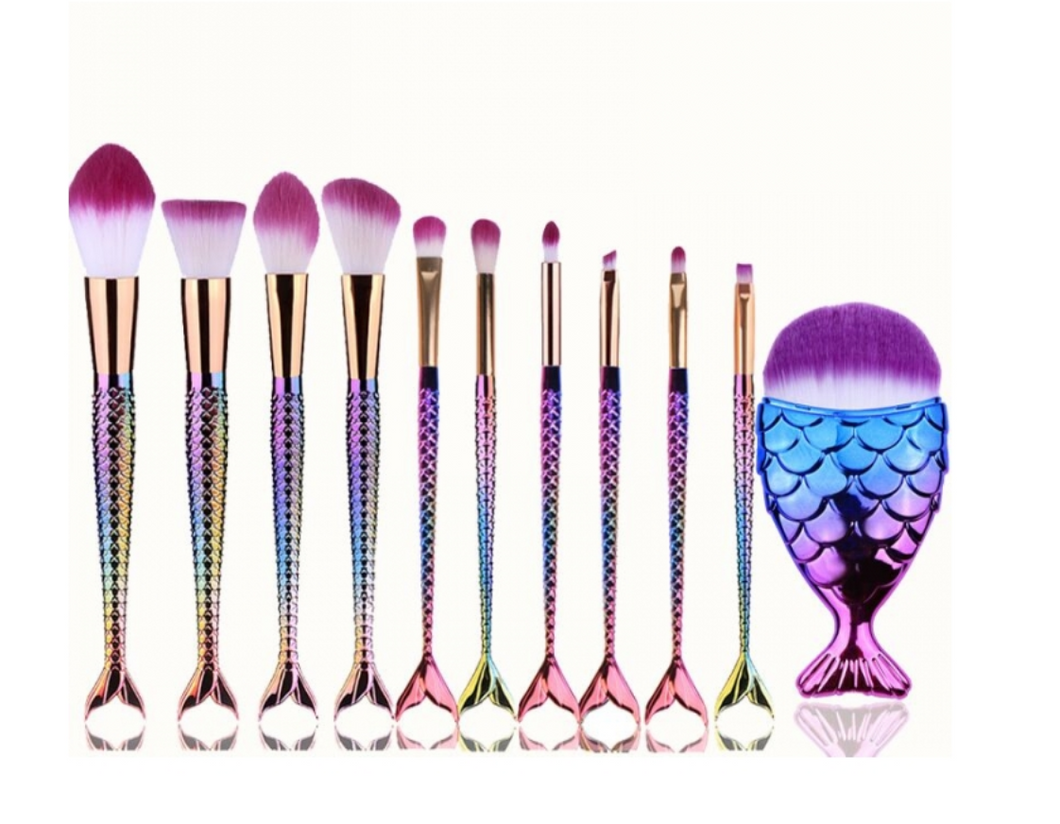 11pc Make-up Brushes Set (Set B)