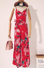 Oriental Floral Print Jumpsuit [BACKORDER]