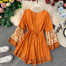 Bohemian Laced-up Romper