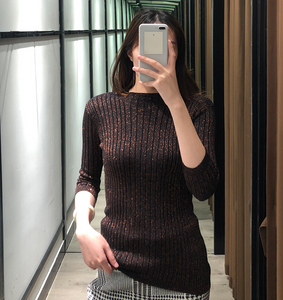 Shimmery Knitted Silk Top [BACKORDER]