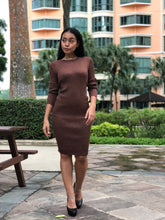 Shimmery Knitted Midi Bodycon